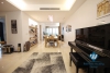 A three-bedroom apartment with full fancy furniture for rent in Ciputra, Tay Ho, Hanoi